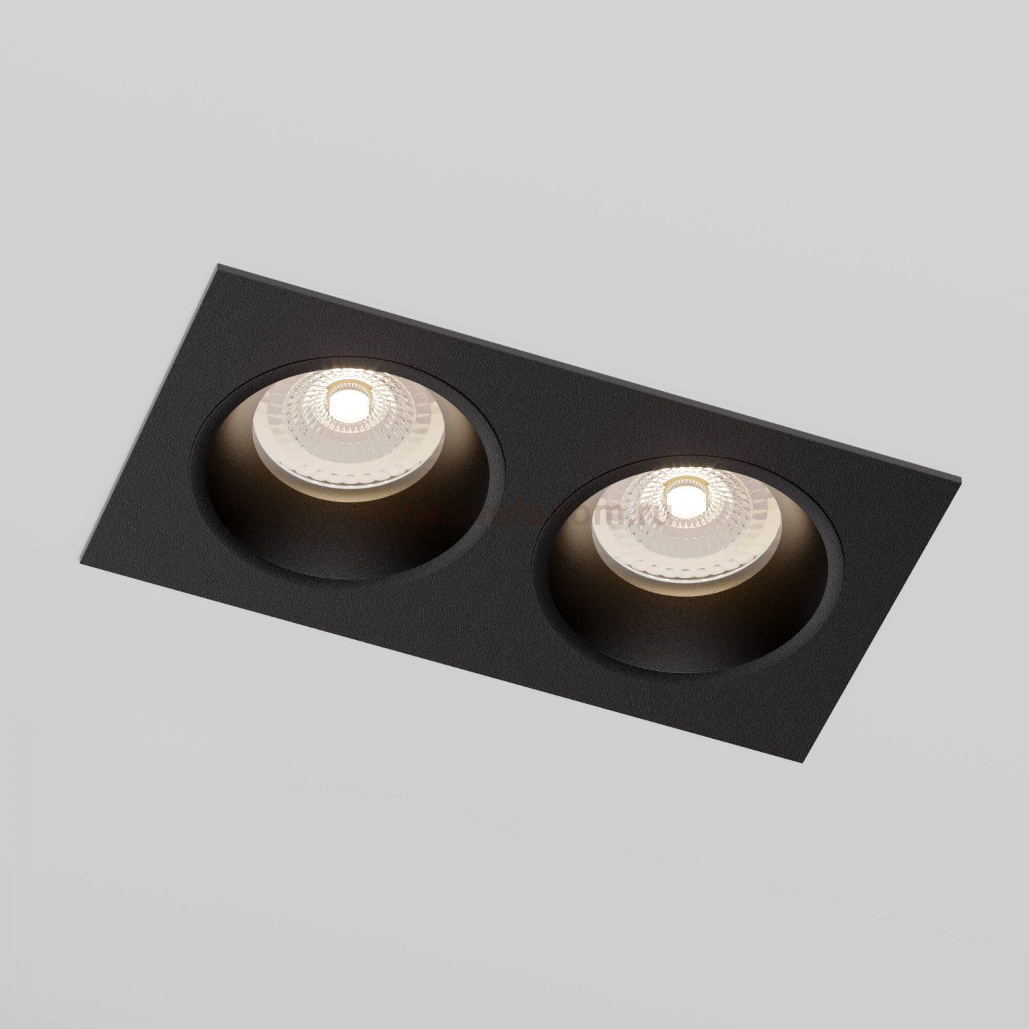 Светильник встраиваемый GU10 черный 15700/02