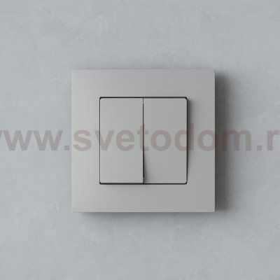 W0012917/ Рамка на 1 пост Slab (дымчатый софт) W0012917