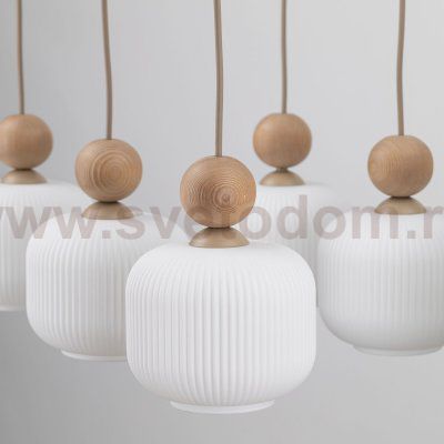 Подвесной светильник со стеклянными плафонами 11052 Ballo