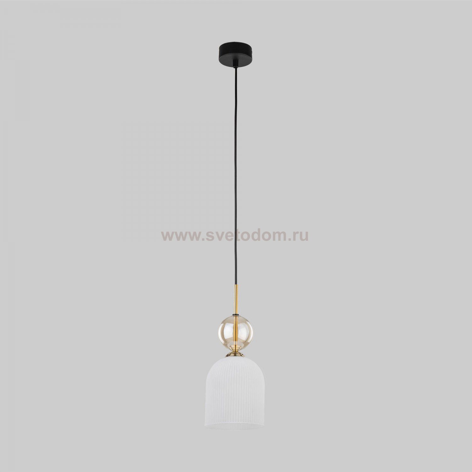 Подвесной светильник со стеклянным плафоном 11020 Sophia Cognac