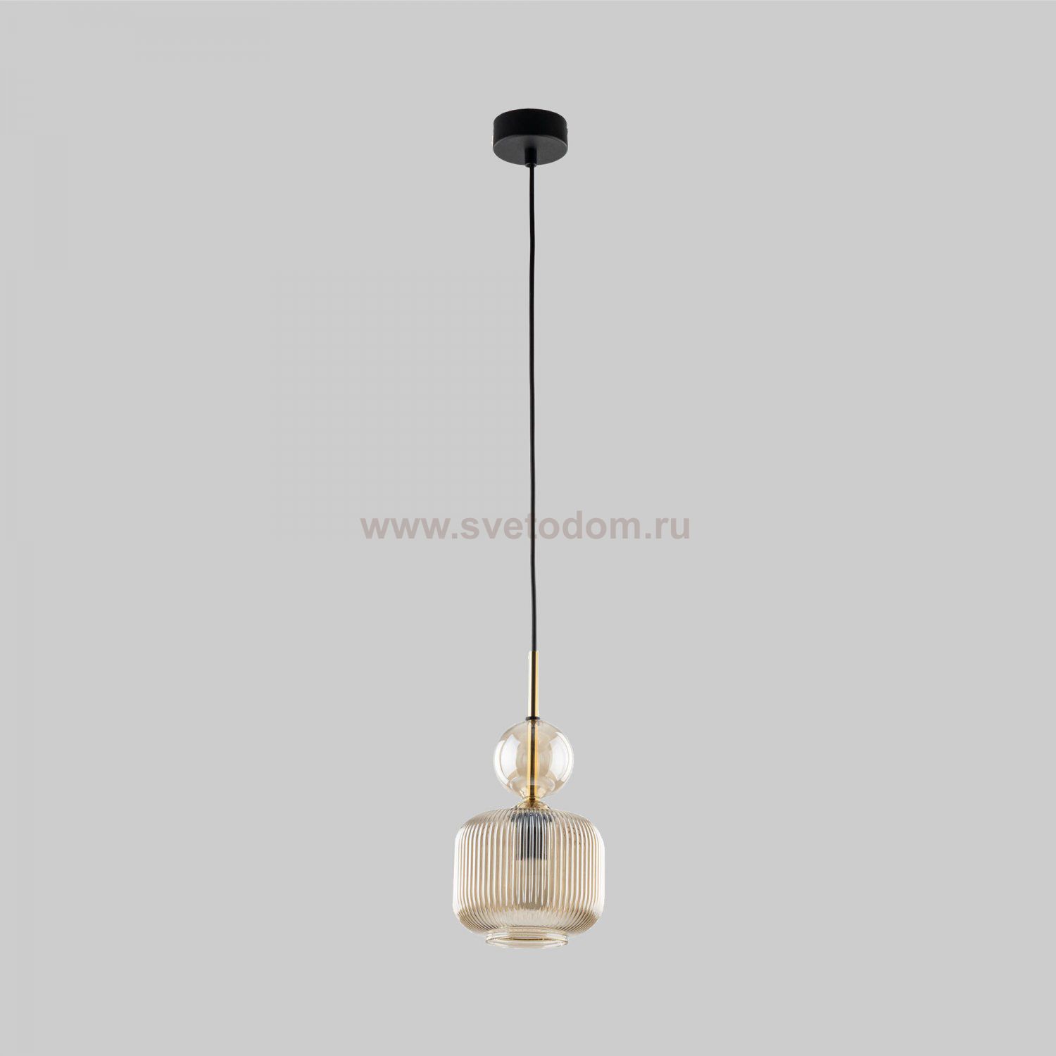 Подвесной светильник со стеклянным плафоном 11038 Sophia Cognac