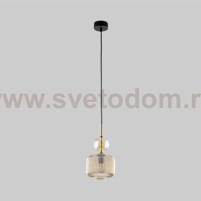 Подвесной светильник со стеклянным плафоном 11038 Sophia Cognac