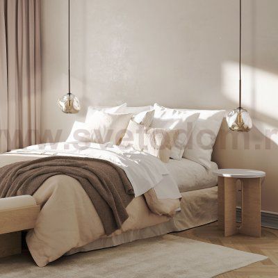 Подвесной светильник со стеклянным плафоном 11025 Lava Brown