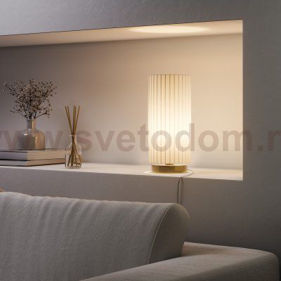 Настольная лампа с тканевым плафоном 101101