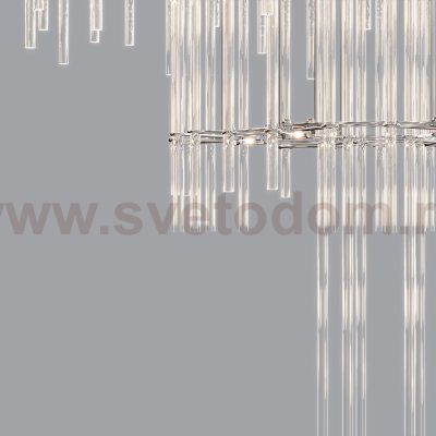 Подвесная светодиодная люстра с пультом управления и декором из акрила 91102 LED