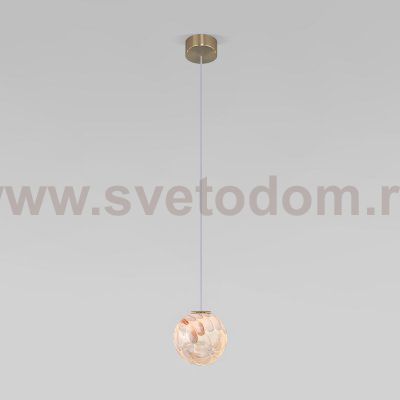 Подвесной светильник со стеклянным плафоном ручной работы 1_101