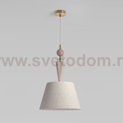 Подвесной светильник с декором из керамики 104014