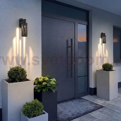 Уличный настенный светильник Streak 4000K IP54 35197/W черный