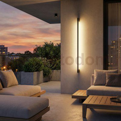 Уличный настенный поворотный светильник Argos 3000K черный 35121/D черный