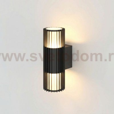 Уличный настенный светильник Entero (35189/W) 3000K черный 35189/W черный