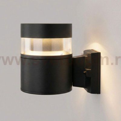 Уличный настенный светильник 1530 TECHNO LED 3000K чёрный 1530 TECHNO LED черный