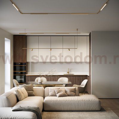 Brass Line Шинопровод накладной латунь 2м 85227/00