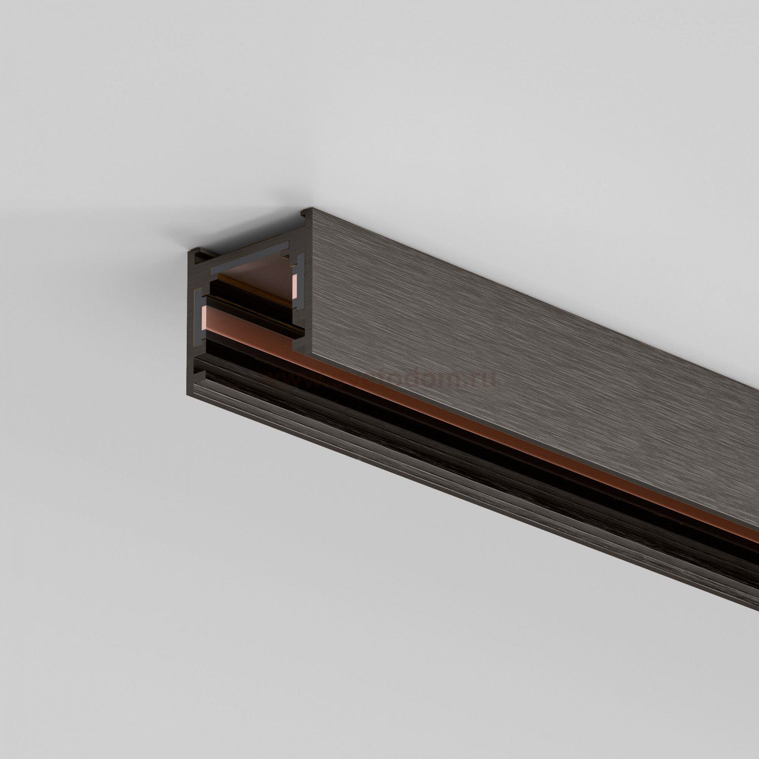 Titan Line Шинопровод накладной титан 2м 85227/00