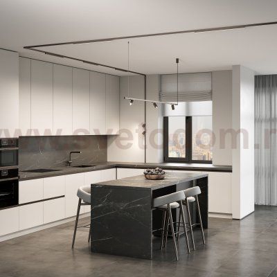 Titan Line Шинопровод накладной титан 2м 85227/00