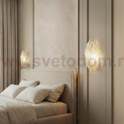 Бра с фактурным стеклом 101015