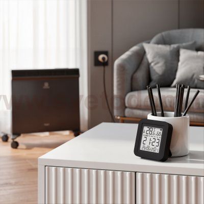 76270/01 Умный датчик температуры и влажности черный 76270/01