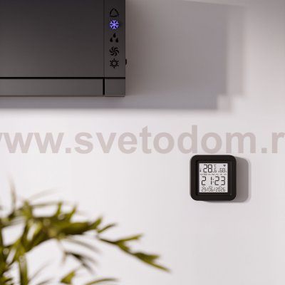 76270/01 Умный датчик температуры и влажности черный 76270/01