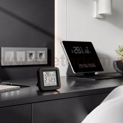 76270/01 Умный датчик температуры и влажности черный 76270/01