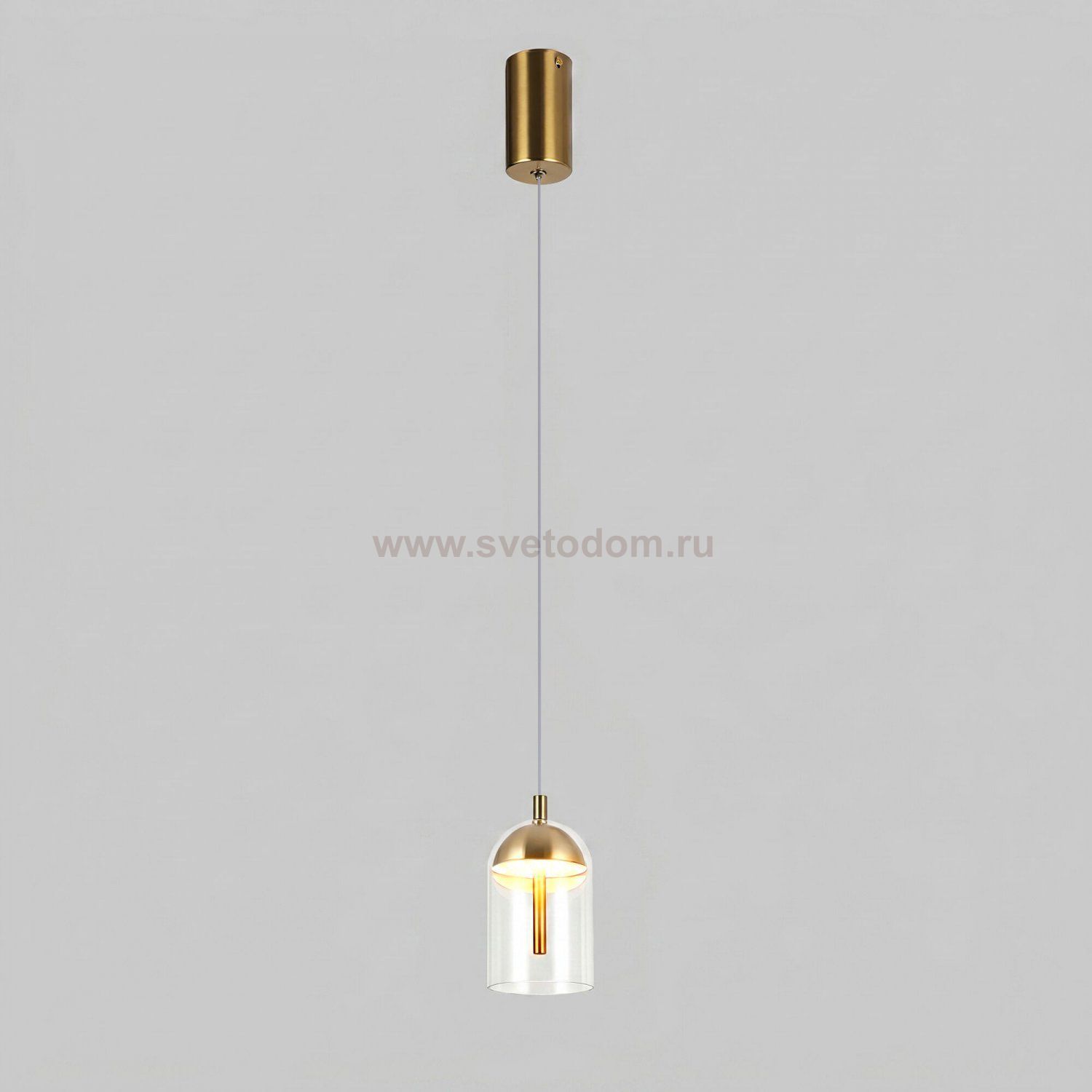 Подвесной светодиодный светильник со стеклянным плафоном 201056/1 LED