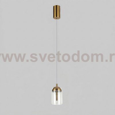 Подвесной светодиодный светильник со стеклянным плафоном 201056/1 LED