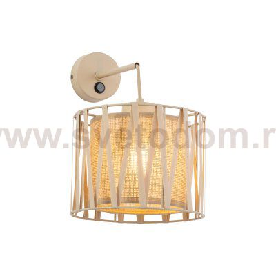 Настенный светильник с тканевым плафоном 11462 Harmony Sabia