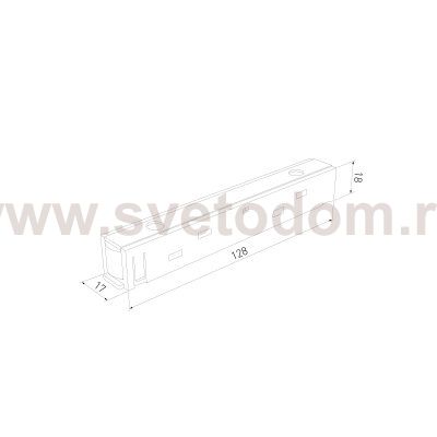 Slim Magnetic Прямой коннектор белый 95135/00 95135/00