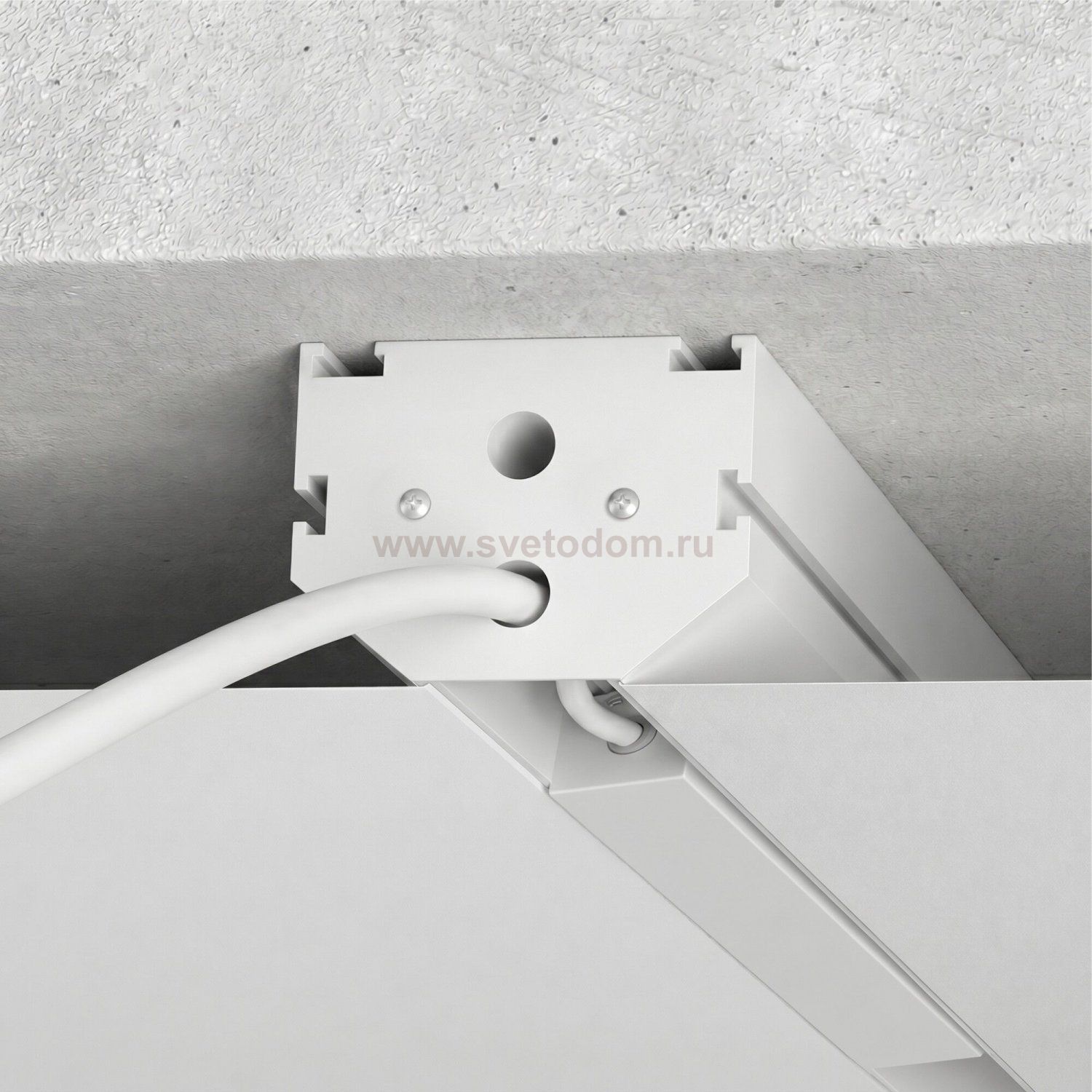 Slim Magnetic Комплект заглушек для шинопровода в натяжной потолок: торцевая и внутренняя белый 85233/00