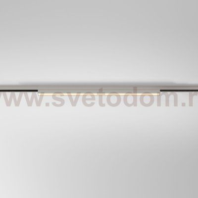 Трековый светильник 12W 3000K (никель) 85526/01_система Лайн 85526/01