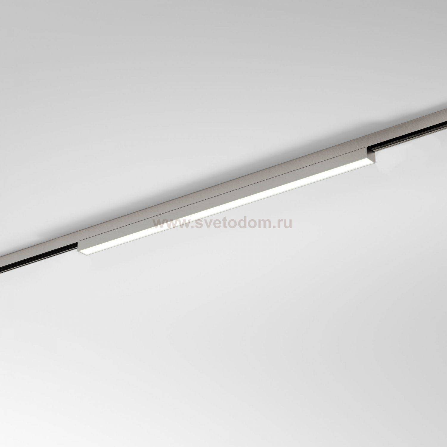 Трековый светильник 12W 4000K (никель) 85526/01_система Лайн 85526/01