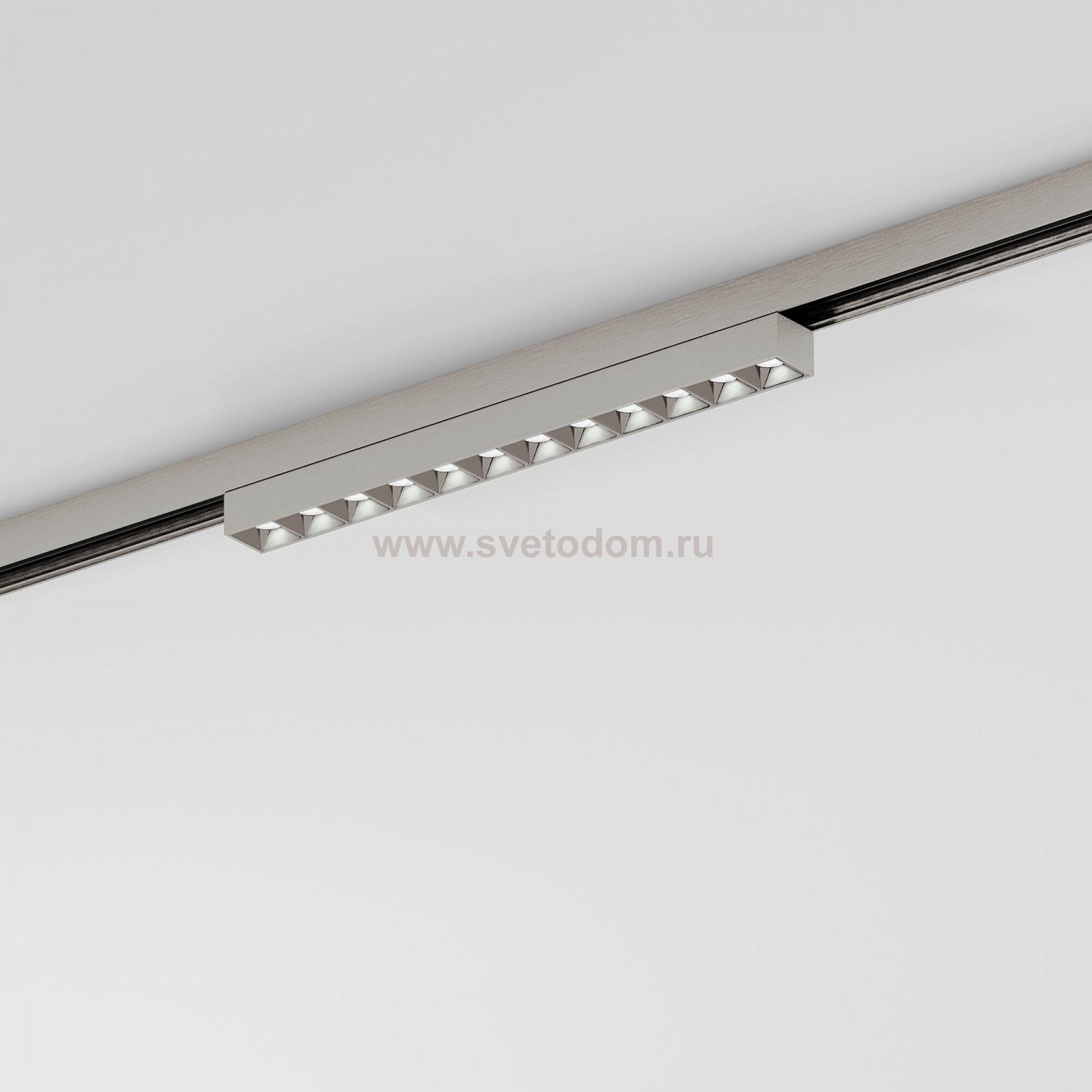 Трековый светильник 10W 4000K (никель) 85528/01_система Лайн 85528/01