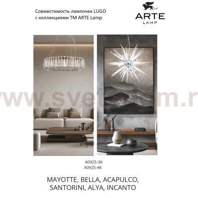 Светодиодная лампа Arte Lamp LUGO Капсульная 2.5W 240Lm 3000К G9 A0925-3K