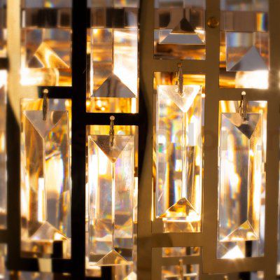 Люстра потолочная хрустальная Arte lamp A1005PL-10GO MINTAKA