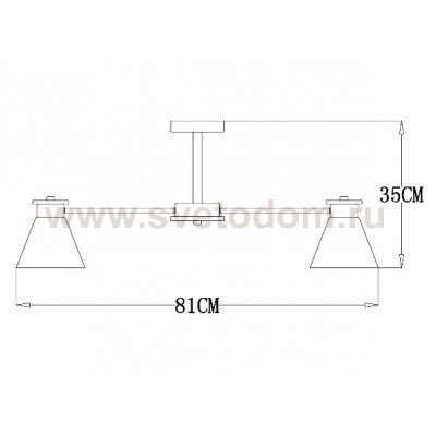 Плафон стекло 120мм Е27 Arte Lamp A1031AP/PL TYLER