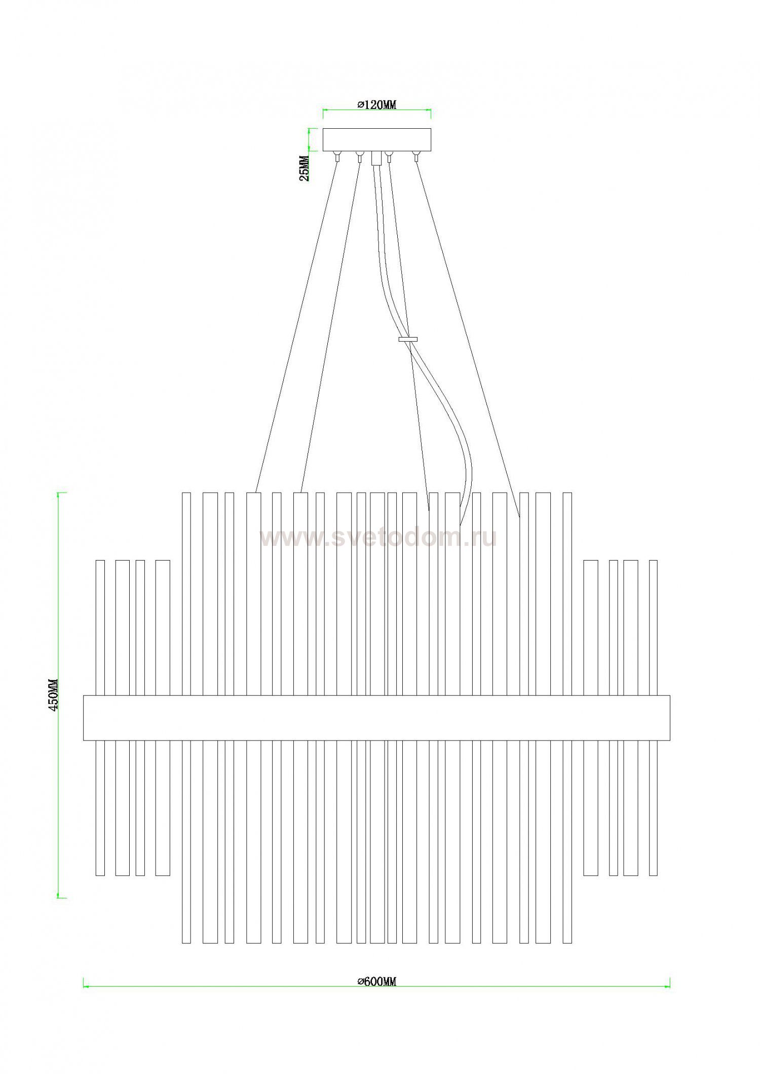 Светильник подвесной Arte lamp A1034SP-16CC MONTREAL