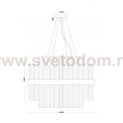 Светильник подвесной Arte lamp A1034SP-16CC MONTREAL
