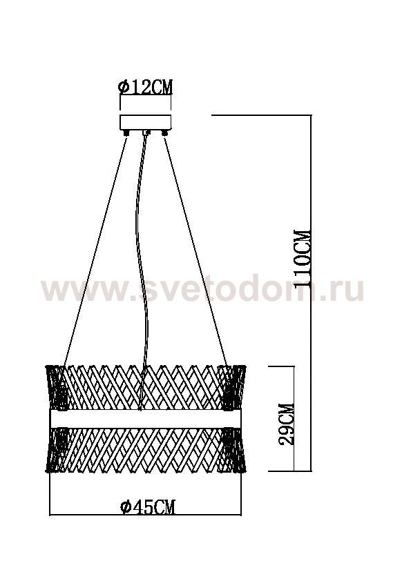 Подвесные люстры Arte lamp A1073LM-10PB ACAPULCO