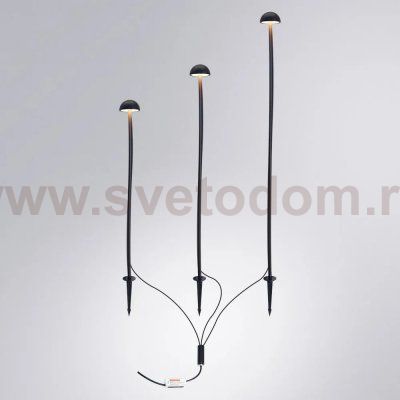 Грунтовый светильник Arte Lamp MOTUS A1081PA-3BK