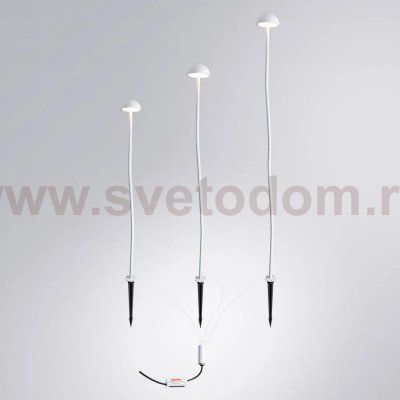 Грунтовый светильник Arte Lamp MOTUS A1081PA-3WH