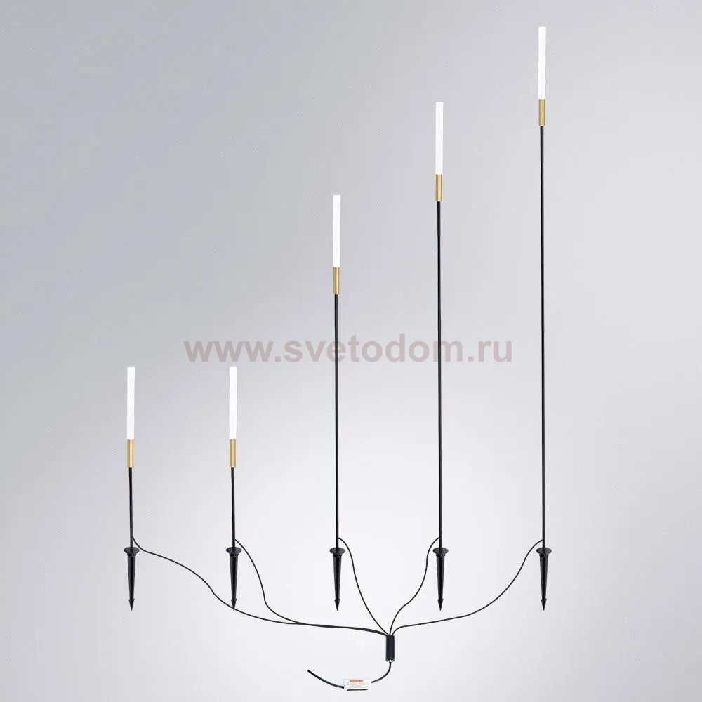 Грунтовый светильник Arte Lamp MUSTER A1083PA-5BK