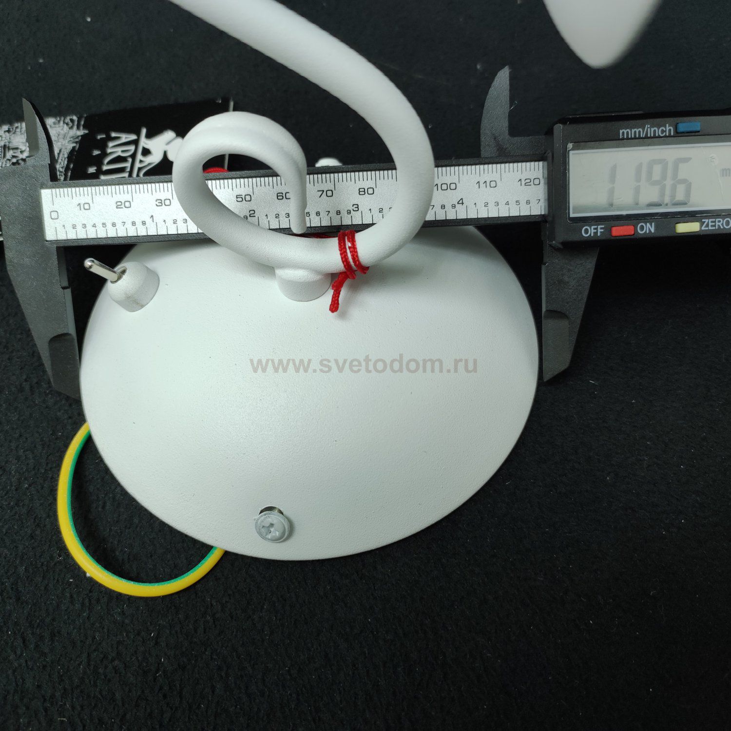 Светильник настенный бра с выключателем Arte Lamp A1129AP-1WH ISABEL