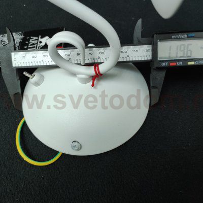 Светильник настенный бра с выключателем Arte Lamp A1129AP-1WH ISABEL