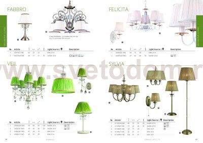 Люстра подвесная Arte lamp A1180LM-5AB SYLVIA