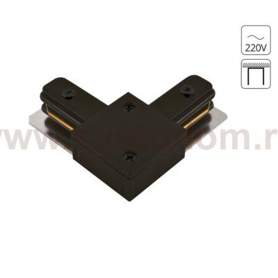 КОННЕКТОР ДЛЯ ШИНОПРОВОДА (ТРЕКА) L Arte lamp A120206L TRACK ACCESSORIES