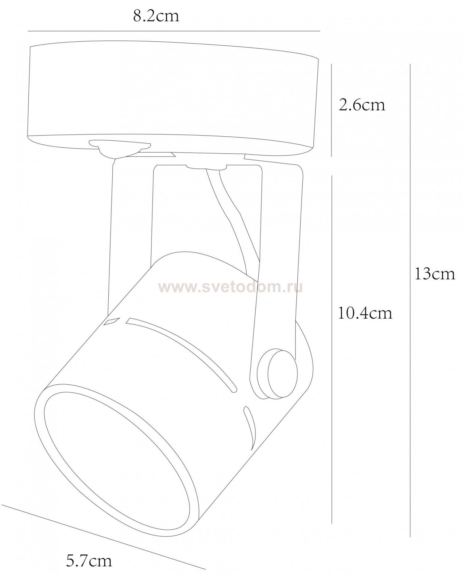 Светильник настенный поворотный Arte lamp A1311AP-1BK MIZAR