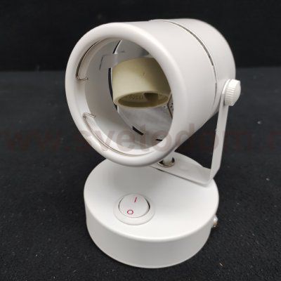 Светильник поворотный с выключателем белый Arte Lamp A1311AP-1WH MIZAR