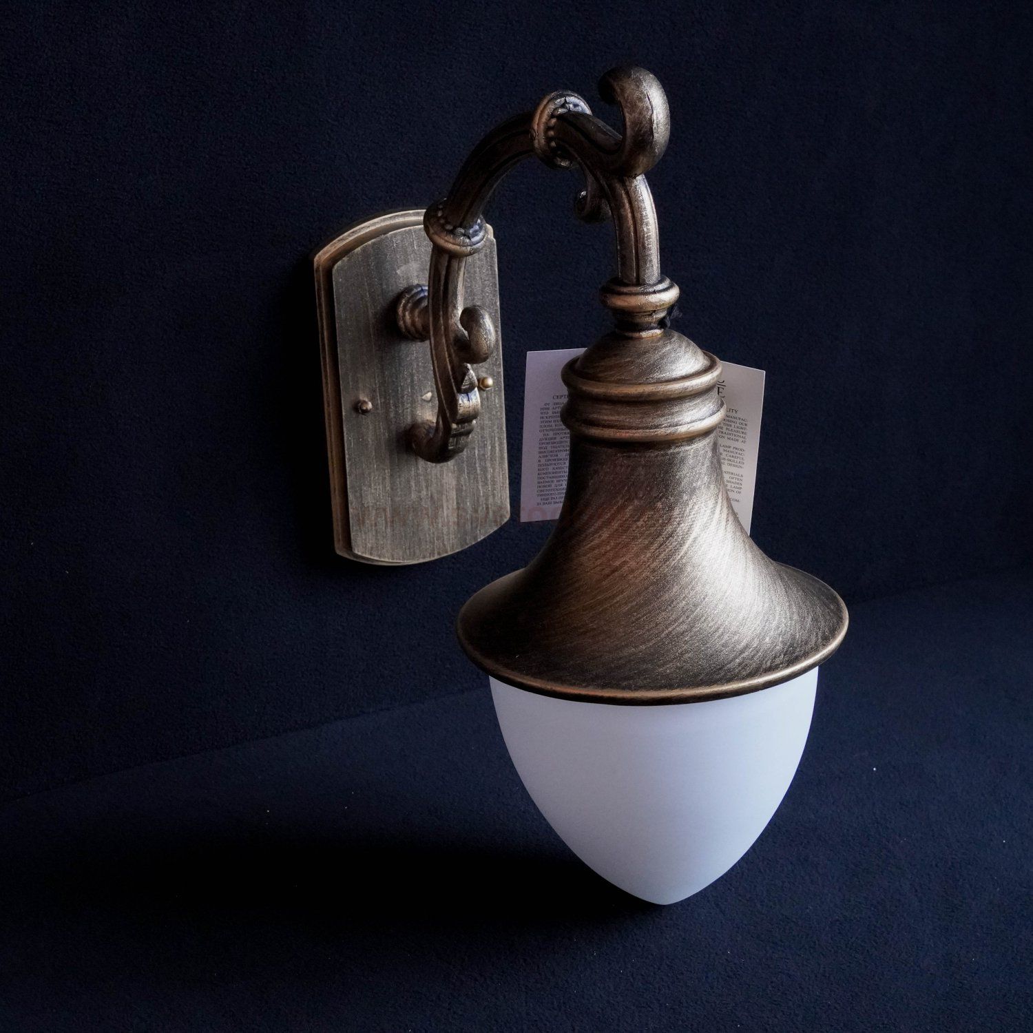 Светильник уличный настенный Arte lamp A1317AL-1BN Vienna