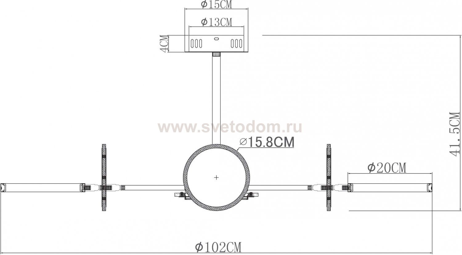 Светильник потолочный Arte lamp A1363PL-8PB SIENNA