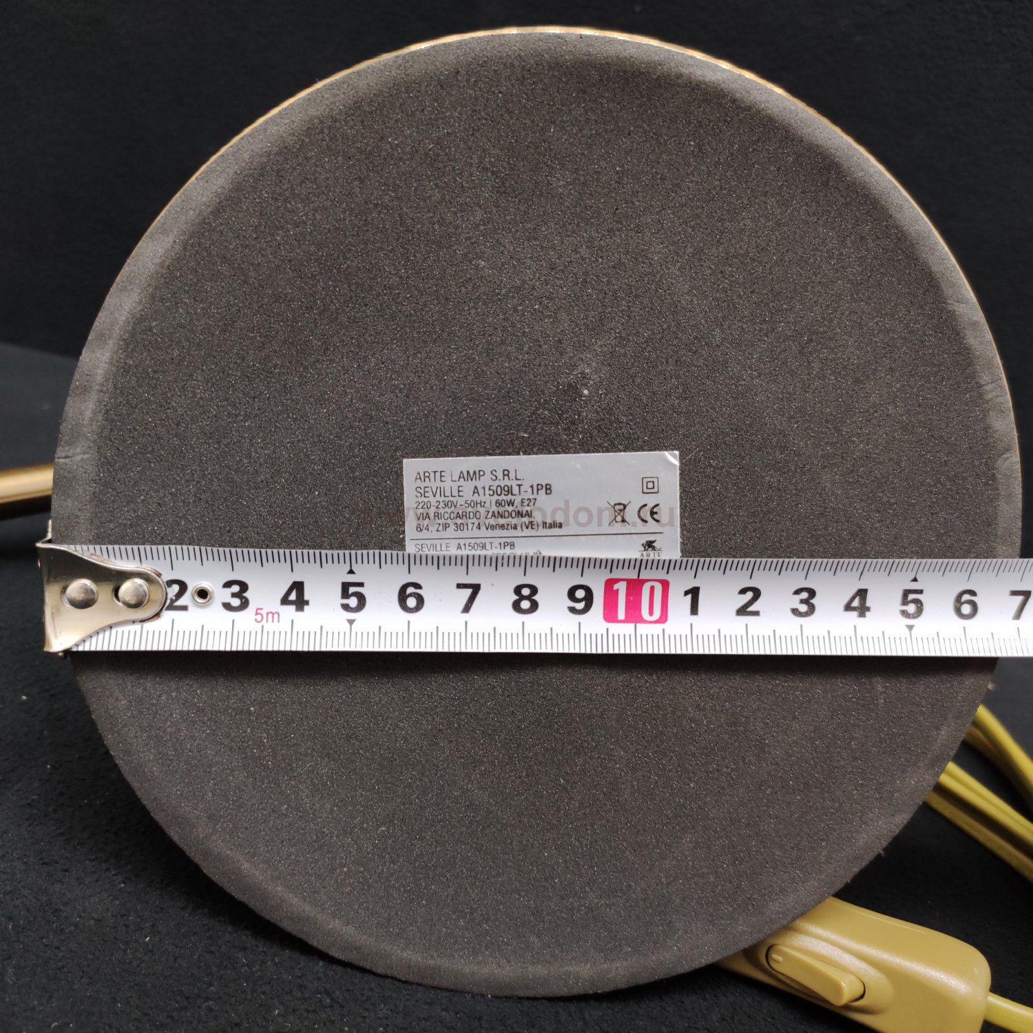 Светильник настольный Arte lamp A1509LT-1PB Seville