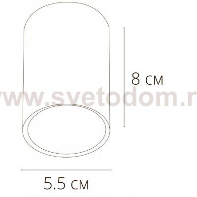 Точечный накладной светильник Arte lamp A1517PL-1WH BEID