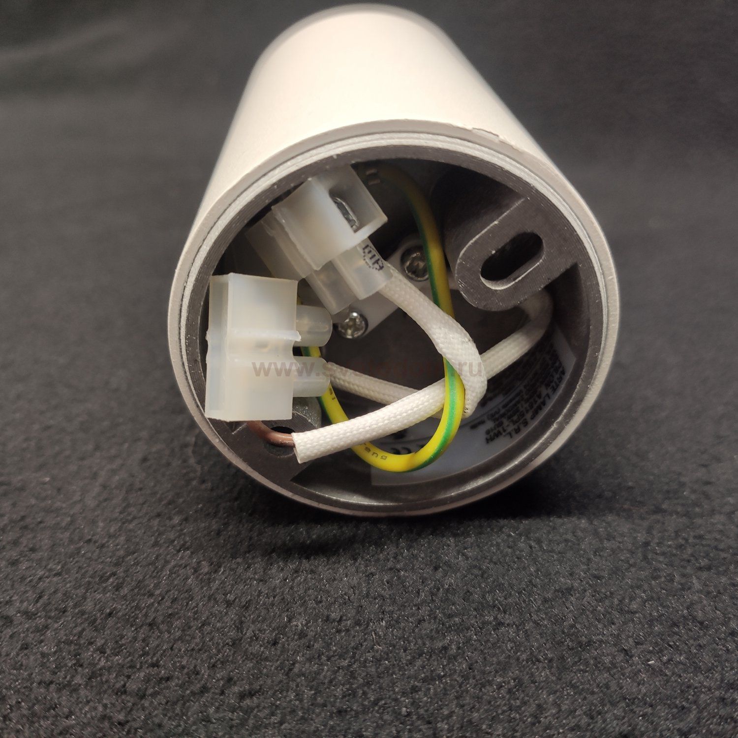 Светильник потолочный стакан белый с серебром 300мм Arte Lamp A1536PL-1WH PILON-SILVER 1*GU10